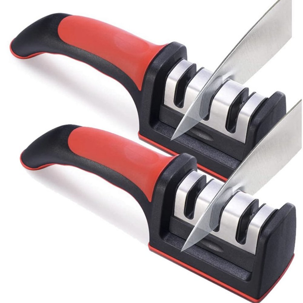 Two Sets of  Kitchen Knife Sharpener 3 Stage Knife knives Sharpening Tools
